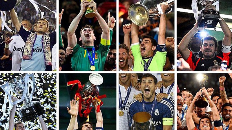Những danh hiệu là thứ mà thủ môn Iker Casillas không bao giờ thiếu Những danh hiệu là thứ mà thủ môn Iker Casillas không bao giờ thiếu